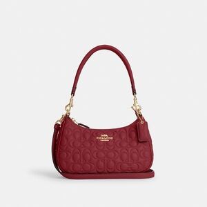 Coach Burgundy Shoulder Bag